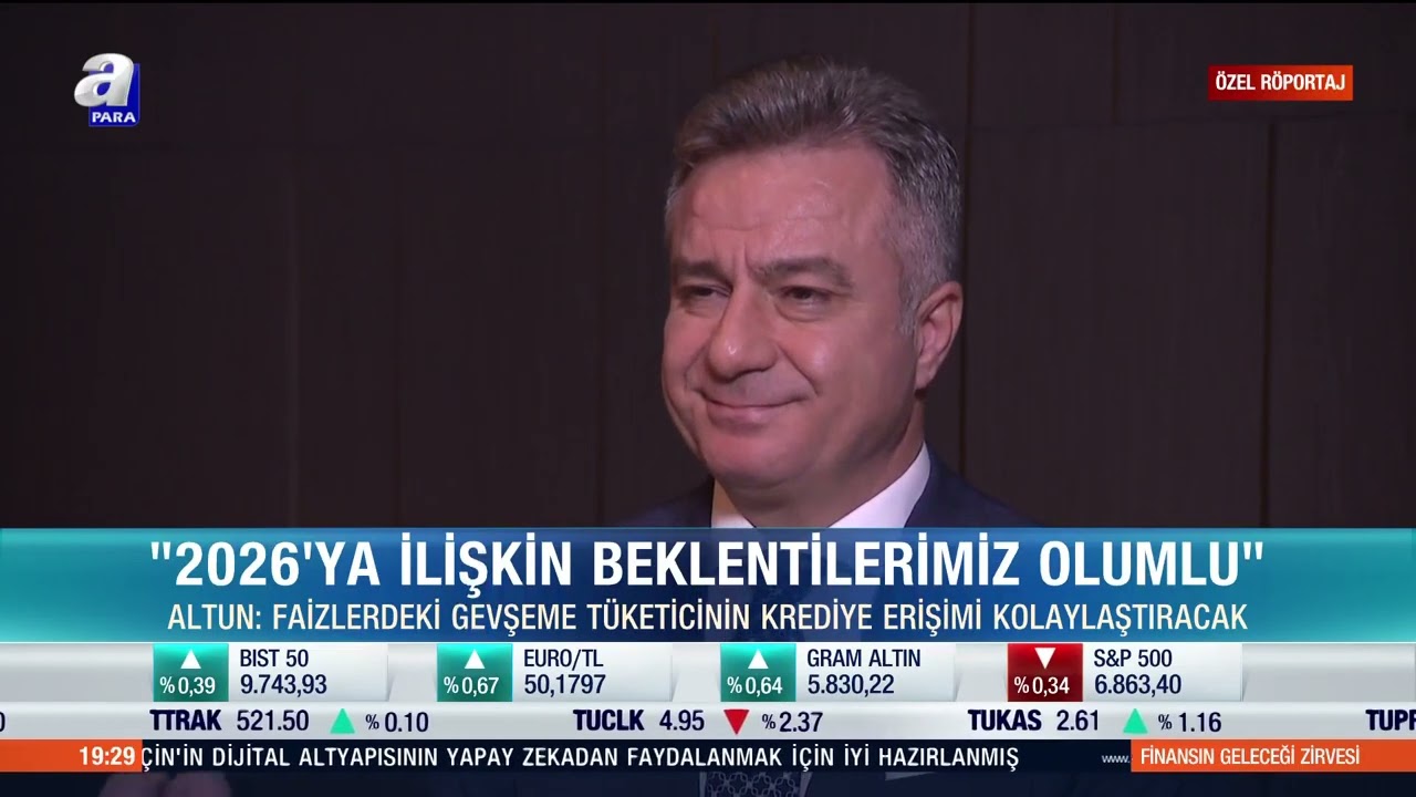 5.Finansın Geleceği Zirvesi FKB Finansman Sektörü Genel Sekreter Yard. Sn. Vahit Altun Röportajı